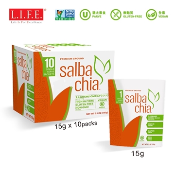 Picture of Organic Salba Chia Seed Premium Ground Boost 15g x 10 sachets