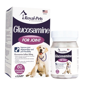 Picture of Royal-Pets Glucosamine 500mg 60 chewable tablets 