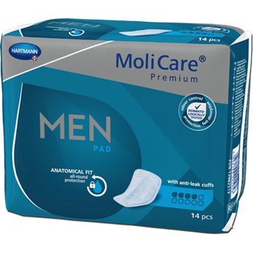 Picture of MoliCare Worry-Free Gold Pack 4 Drops For Men Enhanced (14 pcs/pack)