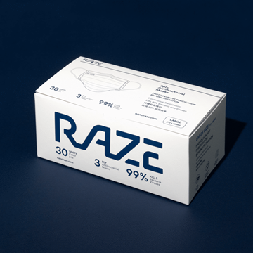 圖片 RAZE 3層光觸媒抗菌口罩 中碼 (30片 - 獨立包裝） [原廠行貨]