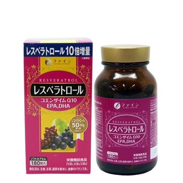 图片 Fine Japan 優之源®白藜蘆醇+輔酶Q10精華 81克(450毫克 x 180粒)