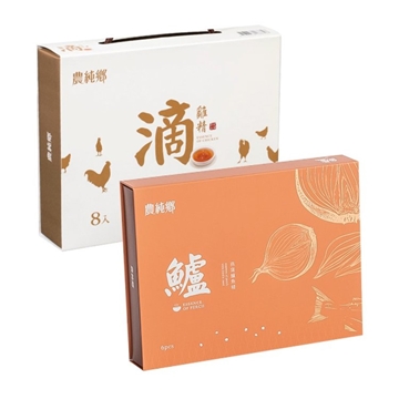 圖片 農純鄉 常溫滴雞精 1盒 (8包裝) 及 常溫燕窩鱸魚精 1盒 (6包裝)