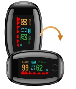 Picture of Andard Finger Clip Cardiac Pulse Oximeter (SMH-01) [Original Licensed]