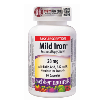 Picture of Webber Naturals Mild Iron™ 90 Capsules