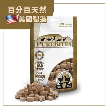 图片 PureBites 冻干鸡肉和鸭肝猫猫零食猫小食 32g