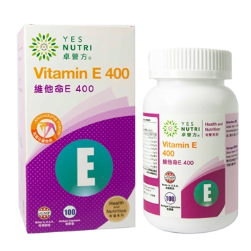 圖片 卓營方 維他命E 400IU 100片