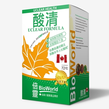 Picture of BioWorld Uclear Formula 72 Capsules