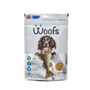 图片 Woofs 英国狗狗鳕鱼饼干150g