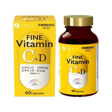 圖片 Fine Japan 優之源®維他命C+D 39克(650毫克x60粒)