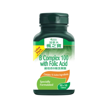 Picture of Adrien Gagnon B Complex 100 with Folic Acid 100 Tablets