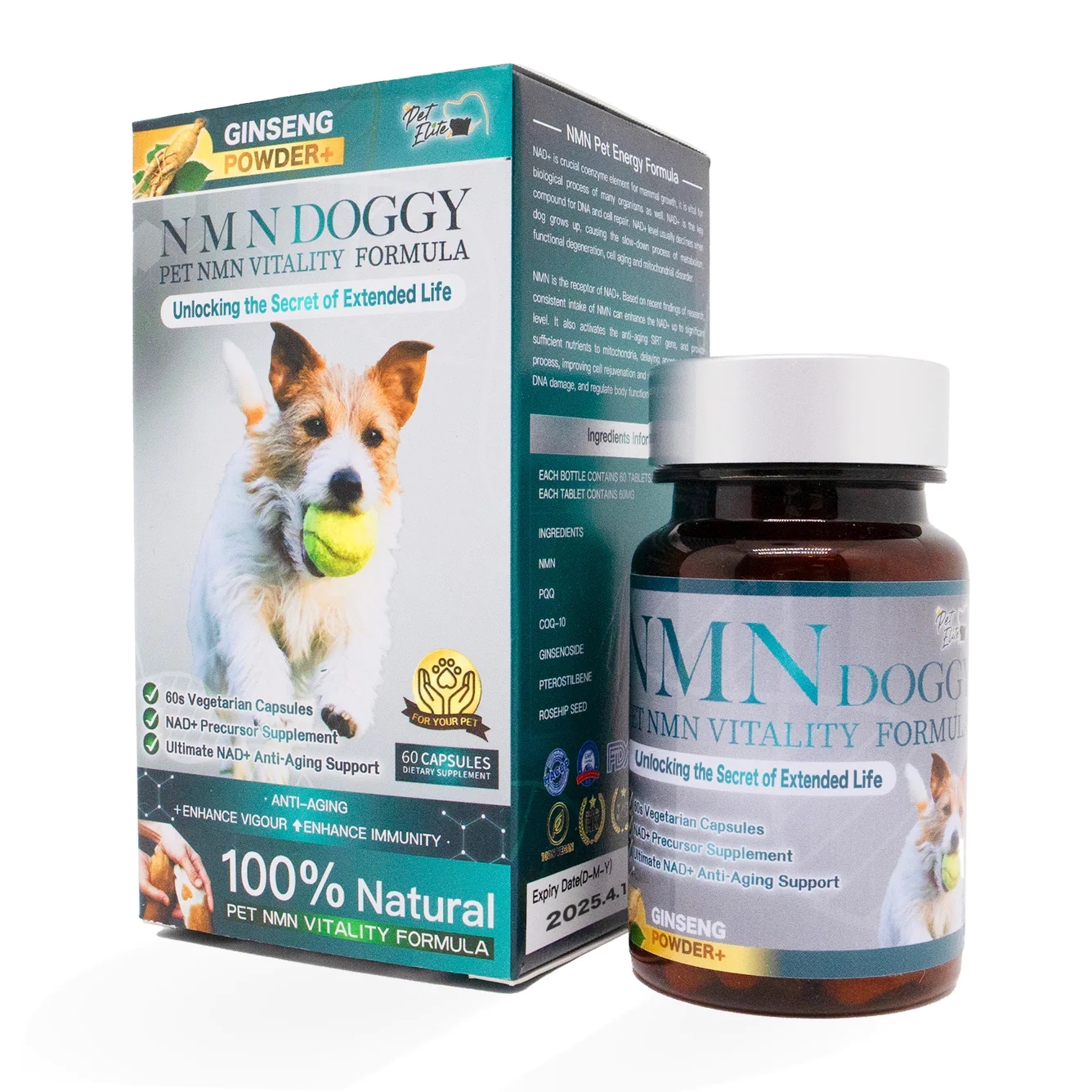 Pet Elite NMN狗狗犬用升級活力配方60粒