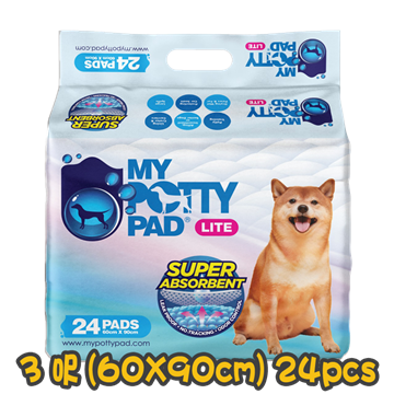 图片 My Potty Pad Lite 经济装 殿堂吸薄型宠物尿垫 1.5呎/2呎/3呎