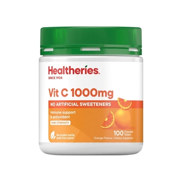 Picture of Healtheries Vit C 1000mg Chewable Tablets 100s