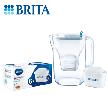 圖片 BRITA 智慧型 STYLE XL 3.6L 濾水壺 (內附1濾芯)+Maxtra+ 濾芯 (6件裝)  [原廠行貨]