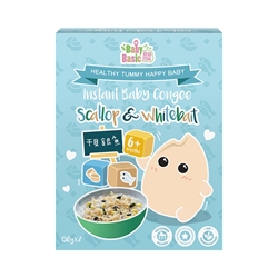 宝宝百味 Baby Basic 即食有机米米粥(干贝银鱼) 150gx2