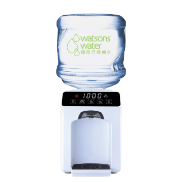 图片 Watsons Water Wats-Touch Mini 即热式家居温热水机+ 12L蒸馏水x 36樽(电子水券) [原厂行货]