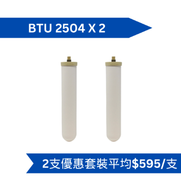 图片 Doulton 道尔顿BioTect Ultra BTU 2504 10吋矽藻瓷滤芯(2 支组合价) [原厂行货]