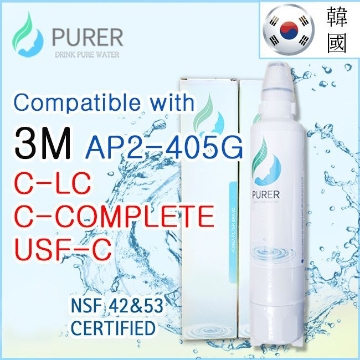 图片 PURER 韩国高效型滤芯全效型滤芯- 3M AP2-405G C complete C-LC 兼容同样功效替换滤芯[原厂行货]